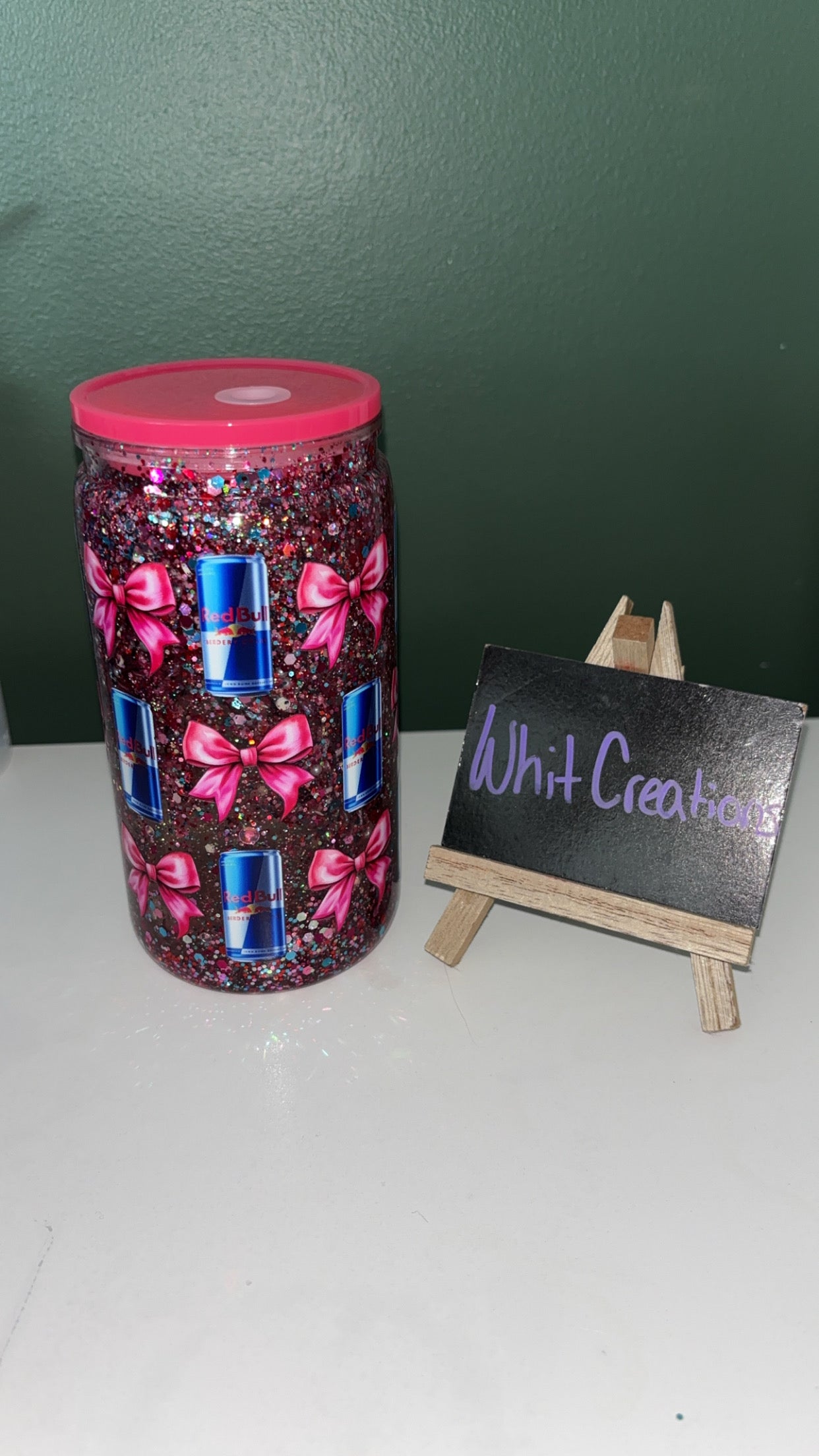 16 oz snow globe cup