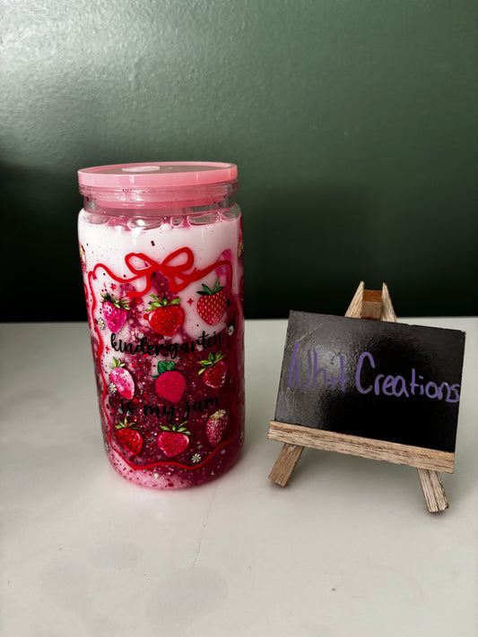 16 oz snow globe cup