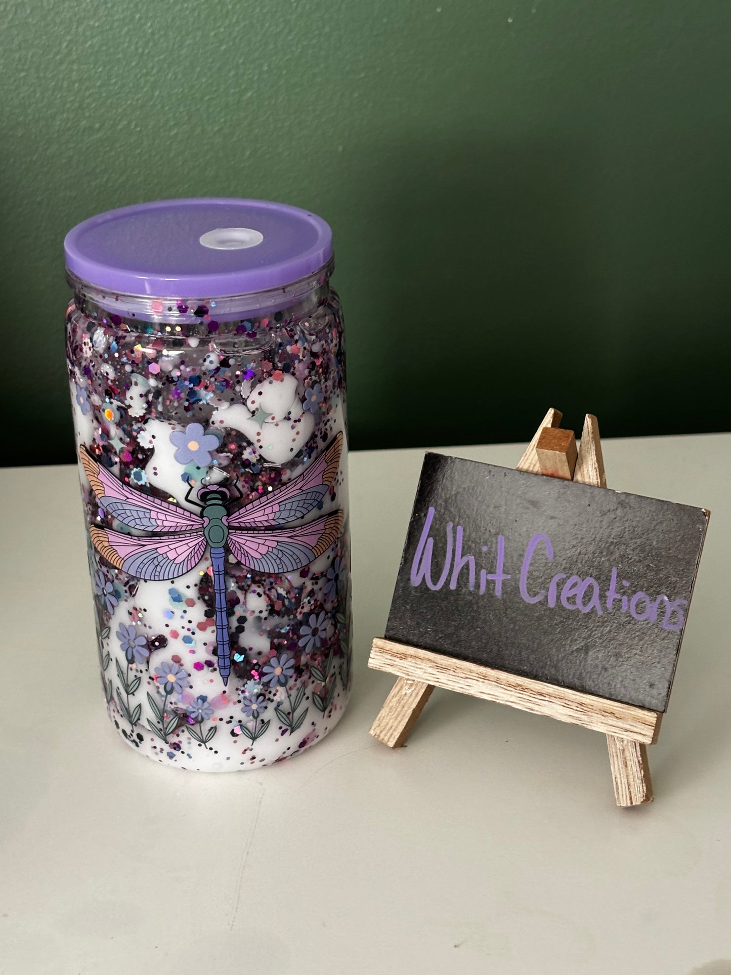 16 oz snow globe cup