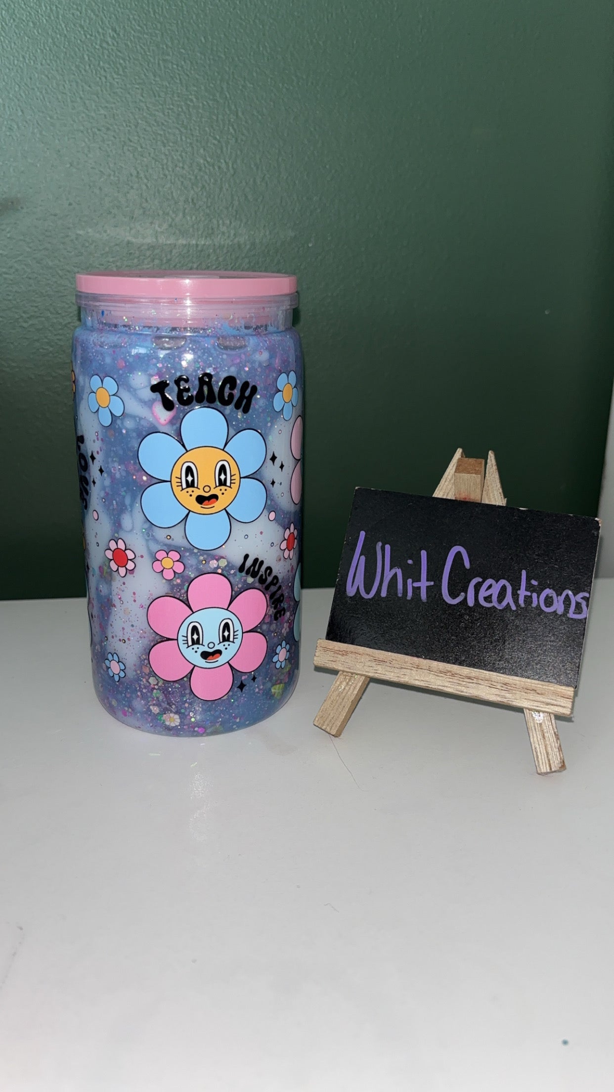 16 oz snow globe cup