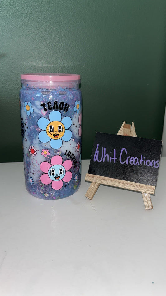 16 oz snow globe cup