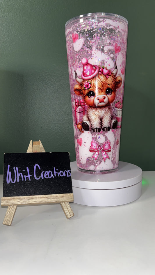 24 oz snow globe cup